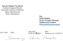 IPN dopytuje się w sprawie dokonania korekty na tablicy upamiętniającej akcję „Wisła”