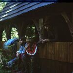 Ulucz, cerkiew, soboty przy babińcu widok od pd. -zach., fot. J. Giemza, 1982, TT_109_09_AS_046