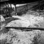 fot. J. Tur, 1966-1967 r., konserwacja więźby dachowej.