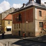 B. Tondos, Dokumentacja historyczna kamienicy przy ul. Grunwaldzkiej 1 w Rzeszowie, 2000, fot. B. Tondos, widok elewacji północnej budynku od pn. -zach.,TT_36_010_029