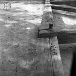 fot. J. Tur, 1966-1967 r., konserwacja więźby dachowej