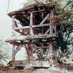 Oleh W. Iwanusiw, Church in Ruins, Ontario 1987