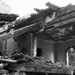 fot. J. Tur, październik 1965 r., dwór podczas rozbiórki