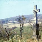 Owczary, krzyż przydrożny, fot. J. Giemza, 1982, TT_109_09_AS_052