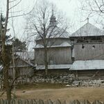 Wola Wielka, zespół cerkiewny, widok od pn., fot. J. Giemza, 1982, TT_109_09_AS_037