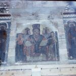 Krempna, cerkiew, pd. ściana nawy, środkowa część rzędu Deesis stanowiąca pozostałość niezachowanego ikonostasu, fot. J. Giemza, 1982, TT_109_09_AS_016