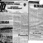 B. Tondos, Blokada, „Tygodnik Podhalański Niezależne Pismo Regionalne”, 5-11. 8. 1990, nr 29 (30), s. 1, 6, TT_36_007_3_1,2