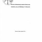 B. Tondos, Skrócona dokumentacja naukowo-historyczna kamienicy przy pl. Kilińskiego 2 w Rzeszowie, 2001, TT_36_016_001
