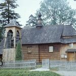 Ustjanowa Górna, cerkiew, widok od pn., fot. J. Giemza, 1982, TT_109_09_AS_055