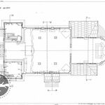 Jasienica Rosielna, kościół, rzut na wysokości okien, rys. A. Bocheński, K. Krężel, współpraca przy pomiarach D. Munia, P. Kochanek, 1998, sygn. AAB_003_002_03_Ec
