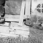 Komańcza, chyża (obecnie w MBL), elewacja tylna, fot. A. Bocheński, 1960, sygn. AAB_01_02_05_C