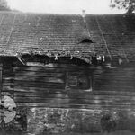 Borek Stary, obora plebańska, elewacja tylna, fot. A. Bocheński, 1962, sygn. AAB_01_24_10_C