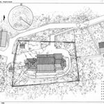 Nowosielce, kościół, plan sytuacyjny, wyk. zespół. A. Bojarski, A. Chojnicki, P. Kędza, J. Kuter pod kier. A. Bocheńskiego, 1983, sygn. AAB_005_002_01_Ec