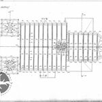 Jasienica Rosielna, kościół, rzut więźby, rys. A. Bocheński, K. Krężel, współpraca przy pomiarach D. Munia, P. Kochanek, 1998, sygn. AAB_003_002_04_Ec