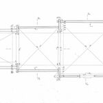 Chotyniec, cerkiew drew., rzut przyziemia, rys. A. Bocheński, 1991/1992, sygn. AAB_001_002_01_Ec