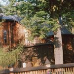 Humniska, kościół, prezbiterium od pn. -wsch., fot. A. Bocheński, 2001, sygn. AAB_01_04_03_C