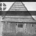 Komańcza, chyża (obecnie w MBL), elewacja szczytowa I, fot. A. Bocheński, 1960, sygn. AAB_01_02_29_C