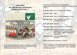 Dolny Slask plakat Muz. Etnograf. 2015