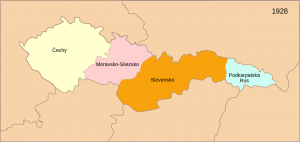 І Чехословацка Республика 1928 р. Джерело: Wikipedia