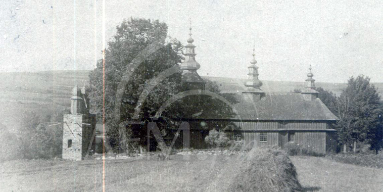 Церков св. Димитрия в Радошыцях, фото перед 1914 р.