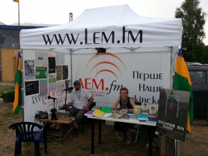 Мобільне студийо радия ЛЕМ.фм в Михалові, Ватра 2014