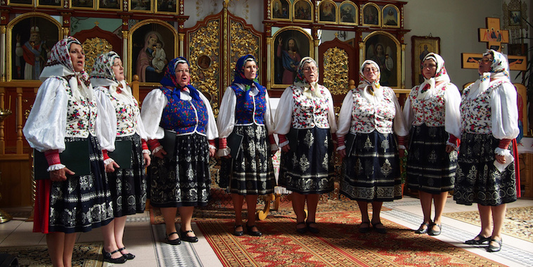 Женьскій хор з Орябины
