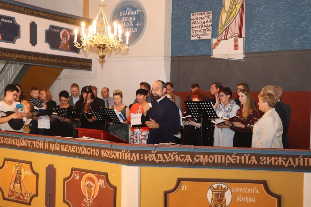  пшемківскій парохіяльный хор під кєрівництвом Андрия Васулі
