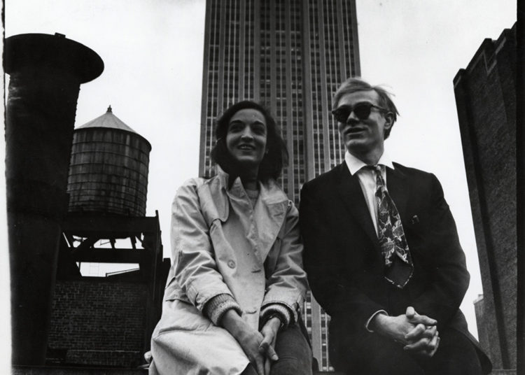 David McCabe, Andy Warhol and Marisol with the Empire State Building, 1965
The Andy Warhol Museum, Pittsburgh; Contribution The Andy Warhol Foundation for the Visual Arts, Inc. Photograph by David McCabe 2001.2.2065