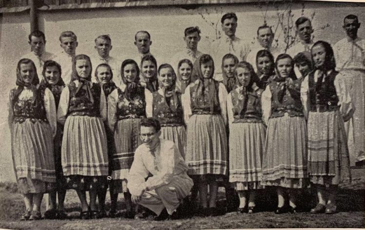 П. Стефановскій з Ансамбльом Пісні і Танця з Білянкы, 1961 р.