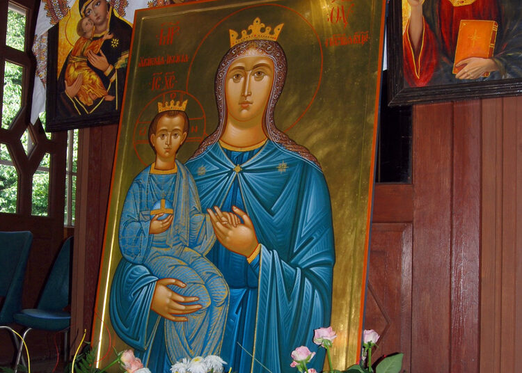 Явірска Ікона Богородиці, фот. Петро Басалыґа, 2008 р.