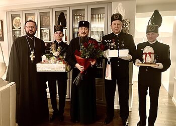 Стріча копальників з архієпископом Юрийом; 16.11.2025